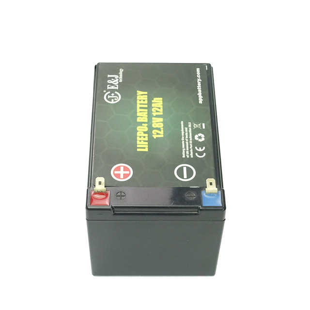 EJ EJ1212FE 12V 12Ah 4s3p LiFePO4 Battery Pack 26650 Cells BMS Fuse 10A Charge Capacity 4000 Cycles -20C +60C Solar/Electric