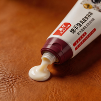 Crema de belleza para cuero con aceite de oveja Black Bull 70G, anti-grietas, previene el agrietamiento del cuero en invierno.