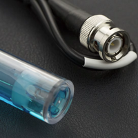 Modul Sensor pH industri-Probe elektroda Analog untuk deteksi jarak pH 0-14, pengujian kualitas air & analisis kimia