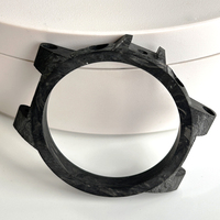 Boîtier en fibre de carbone de haute qualité de luxe OEM, disponible pour mouvement 7750, pour pièces de montre de sport