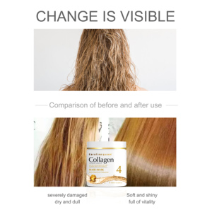 มาส์กหน้าบำรุงเส้น<span class=keywords><strong>ผม</strong></span>คอลลาเจนโปรตีนเคราตินให้ความชุ่มชื่นปรับแต่งฉลากตามต้องการ - Product Image 4