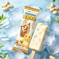 Barres de crème glacée au nougat aux cacahuètes surgelées en gros, marque NaiLong, pour distributeurs et importateurs