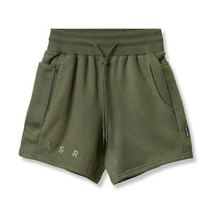 Short respirant en coton vierge pour hommes, short de survêtement en éponge pour hommes, vente en gros - Product Image 3