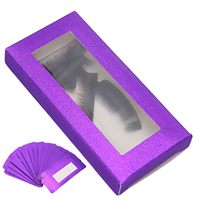 Vide faux cils boîte de rangement maison maquillage bricolage organisateur étui aimant Art papier en relief disparition impression cils emballage