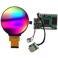 Interface LCD ronde 2.8 pouces 480*480 IPS RGB avec carte pilote adaptateur USB, clé USB enfichable, kit d'affichage LCD