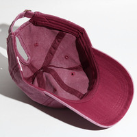Wins Flying Outdoor Zonnebeschermende Cross-border 6-Panel Baseball Cap met Paardenstaartgat Gewassen Verweerde Design Aangepaste logo