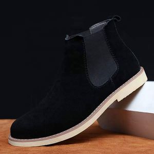 Men's Plus Size Men's <b>Boots</b> Mid-cut <b>Boots</b> Warm Men's Shoes Chelsea <b>Boots</b> - Product Image 3