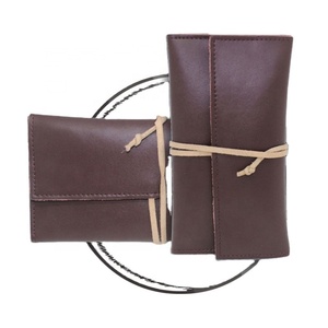 Wholesale Genuine Leather Cigarette Case Cigar Packets Retro Cigarette Pouch Leather Tobacco Pouch Case - Product Image 1