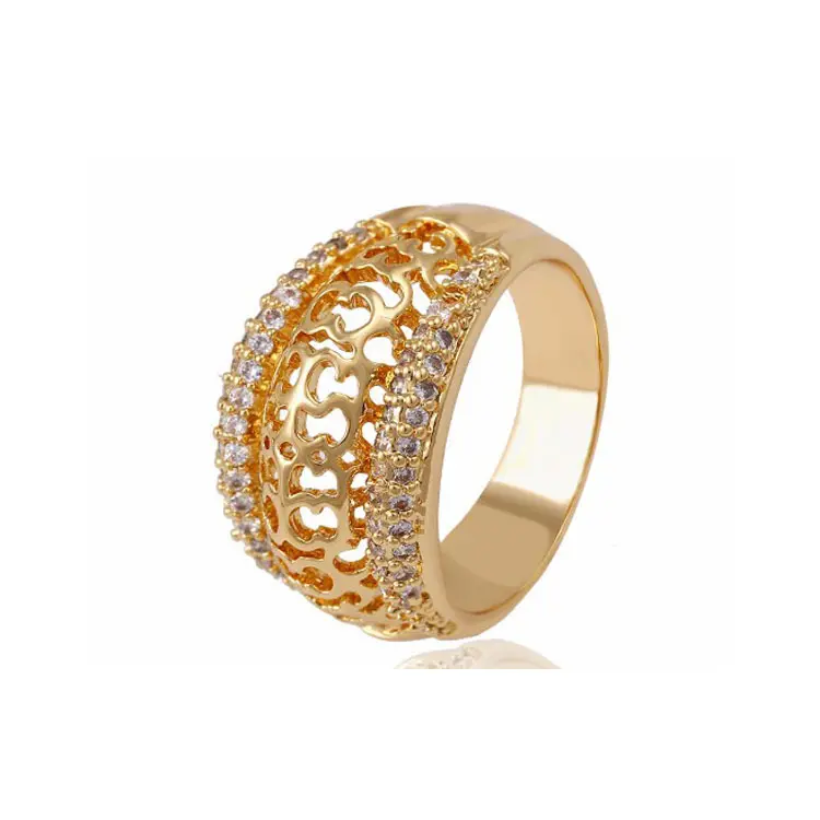 13500 xuping fashion light weight 1 gram finger gold ring for girls