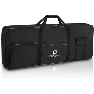Usine BSCI, vente en gros d'étuis pour claviers de piano 88 touches, étanche, polyester 600D, sac de transport pour piano électronique - Product Image 3