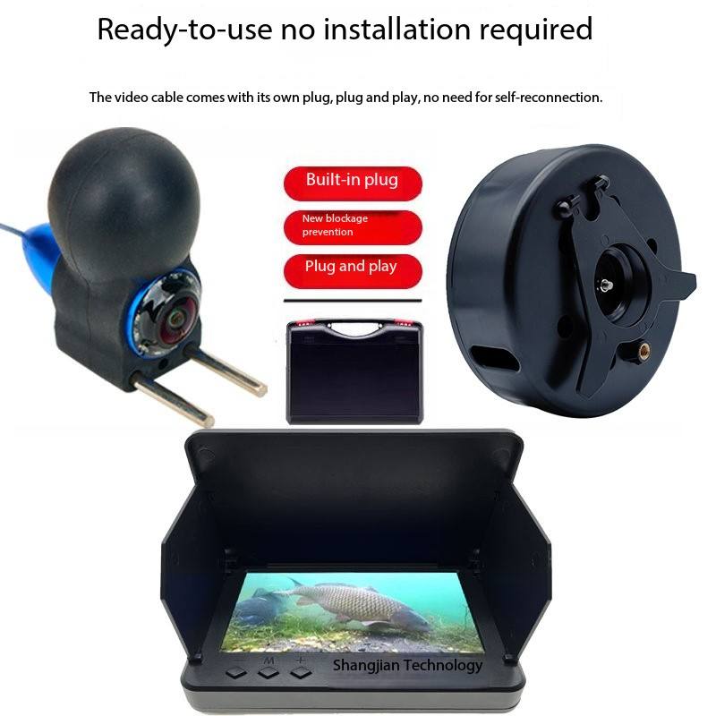 4.3inch ultra-clear screen 50m ultra-high definition blue head