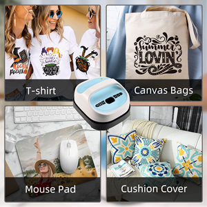 Xingyan Factory Wholesale 21*24cm <strong>Hand</strong> Held Portable Heat <strong>Press</strong> <strong>Machine</strong> for T-shirt / Mouse Pad and Canvas Bags Printing - Product Image 6