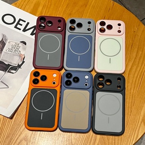 เคสโทรศัพท์แม่เหล็กแบบด้านลายจุดใหม่สำหรับ iPhone 18 17 13 Pro Max 14 15 16 Plus พร้อมฟิล์มเลนส์ HD ป้องกัน - Product Image 2