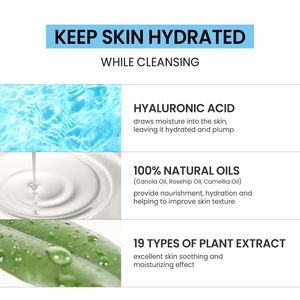 อัลตร้า ไฮยาลูโรนิค คลีนซิ่ง ออยล์ 150 มล. วีแกน ผลิตภัณฑ์ล้างเครื่องสำอางจากเกาหลี ช่วยเติมความชุ่มชื้น ไม่อุดตันรูขุมขน ไม่มีน้ำหอม - Product Image 3