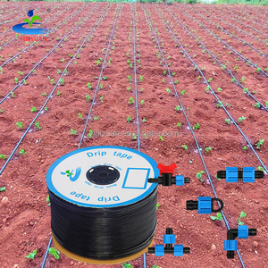 Système d'irrigation goutte à goutte agricole Kit de 1 hectare Robinet de dérivation Ruban goutte à goutte - Product Image 1
