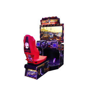 Máquina de Juego de Carreras Dinámica Operada con Monedas, Simulador de Conducción con Vibración para Salón de Juegos - Product Image 4