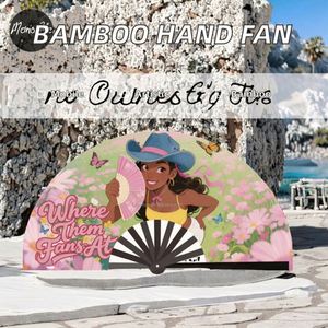 Nuevo Abanico de Mano Portátil de Bambú de 33 cm con Logotipo Personalizado - Product Image 2