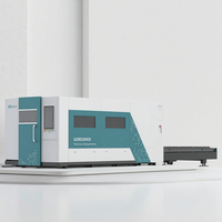 Machine de découpe laser à fibre de haute qualité LXSHOW LX3015HCO, découpeuse laser CNC entièrement couverte avec table d'échange