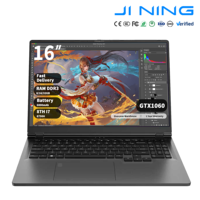 Logo Kustom Laptop Gaming Baru 16 Inci P106 6GB Intel Core I7 8750H 8GB DDR4 1TB Keyboard Backlit Notebook 1920x1200 OEM