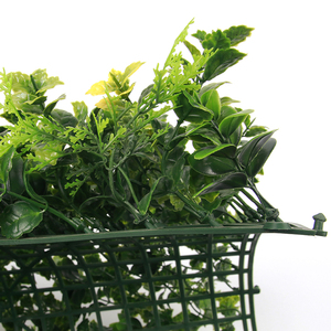 Vente en gros de panneaux muraux en gazon artificiel vert de 50x50 cm avec fleurs de lavande, jardin vertical, <span class=keywords><strong>d</strong></span>écoration intérieure et extérieure - Product Image 4