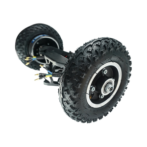 Kit de pneus <span class=keywords><strong>tout</strong></span>-<span class=keywords><strong>terrain</strong></span> pneumatiques avec camions de 11 pouces + moteur 6384 4000W, moteur à courroie 2 pièces + roues <span class=keywords><strong>tout</strong></span>-<span class=keywords><strong>terrain</strong></span> de 8 pouces pour skateboard DIY - Product Image 6