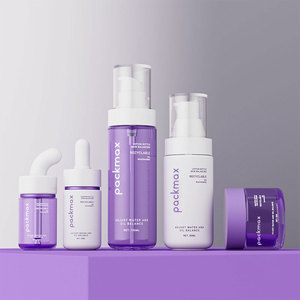 Juego de Botellas Cosméticas de Plástico PE Ecológicas Personalizadas de 30 ml, 50 ml, 100 ml, 200 ml, 250 ml con Bomba Dosificadora y Gotero para Suero y Loción - Product Image 5