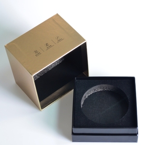 Caja de Regalo de Lujo Personalizada al por Mayor de Fábrica, Empaque Cosmético Dorado, Caja de Regalo Cielo y Tierra - Product Image 3