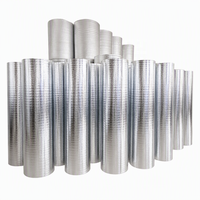 Rouleau de mousse isolante radiante en aluminium de 72 pouces de large, en mousse EPE, flexible, résistant à l'humidité, pour conduites CVC, serres, CE ISO SGS