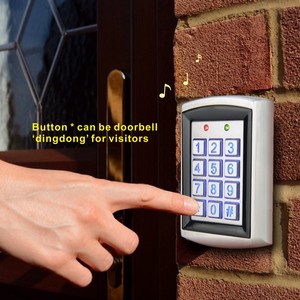 Thép không gỉ kiểm soát truy cập 125Khz Bàn Phím Độc lập khóa cửa RFID kiểm soát truy cập kiểm soát truy cập không thấm nước NFC - Product Image 5