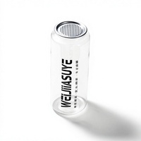 Source Factory Boîte de liquide en plastique transparent de qualité alimentaire de 650ml avec couvercle facile à tirer/déchirer, prenant en charge la personnalisation personnalisée