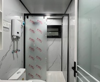 Maison conteneur pliable de 30 pieds à construction rapide, prix 234 lits, maison préfabriquée extensible avec toilettes et cuisine pour appartement