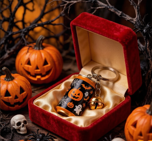 Llavero de Resina con Forma de Lata de Cerveza, Diseño de Halloween, con Logotipo Personalizado, Mini Lata de Bebida Esmaltada, Calabaza, Fantasma, Bruja, Adorno para Bolsa de Regalo, a la Moda - Product Image 3