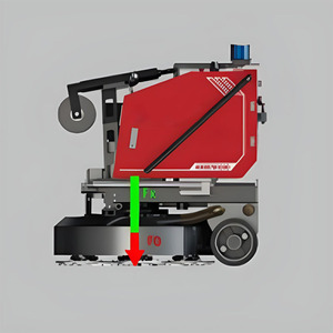 Robot de ponçage de sol automatique pour béton avec planification de trajectoire par laser, contrôle par application et franchissement d'obstacles - Product Image 2
