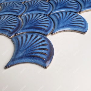 Azulejos <span class=keywords><strong>de</strong></span> Cerámica Mosaico Azul Glaseado en Forma <span class=keywords><strong>de</strong></span> Abanico <span class=keywords><strong>de</strong></span> Primera Calidad <span class=keywords><strong>de</strong></span> Foshan, Escamas <span class=keywords><strong>de</strong></span> Pescado para Revestimiento <span class=keywords><strong>de</strong></span> Paredes, Diseño <span class=keywords><strong>de</strong></span> Cocina, <span class=keywords><strong>Baño</strong></span> y Ducha - Product Image 5