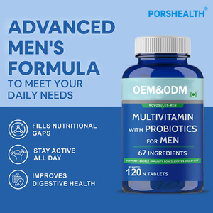 Fabricante OEM con Certificación GMP |   Tabletas Multivitamínicas y Minerales Diarias Personalizadas para Hombres Adultos para Energía e Inmunidad |   120 segundos - Product Image 2