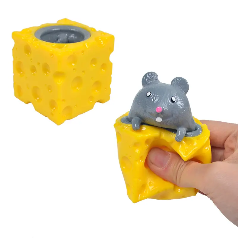 Squeeze Rat Cup Anti Stress Pop-Up Grappig Speelgoed Grap Decompressie Fidget Sensorische Stress Verlichten Geschenk