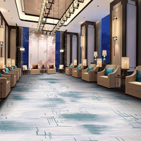 Moderner Gemusterter Axminster-Teppich für Sterne-Hotels Wand-zu-Wand Bankettsaal Hotelzimmer Teppichherstellung