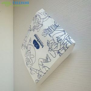 Bolsa de pastelería de papel Kraft a prueba de grasa con impresión azul celeste personalizada de 80GSM para pan, galletas, Brownie, galletas, pasteles, bollos, panadería para llevar - Product Image 6