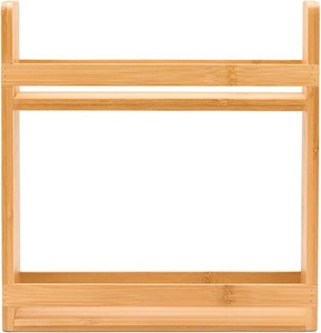 Factory Direct Bamboo High Quality <b>Kitchen</b> Shelf Tiered Bamboo Spice Rack Organizer - Product Image 2