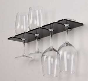 Porte-<span class=keywords><strong>verre</strong></span> à vin mural <span class=keywords><strong>en</strong></span> acrylique transparent porte-champagne <span class=keywords><strong>étagère</strong></span> porte-<span class=keywords><strong>verre</strong></span> à champagne - Product Image 1