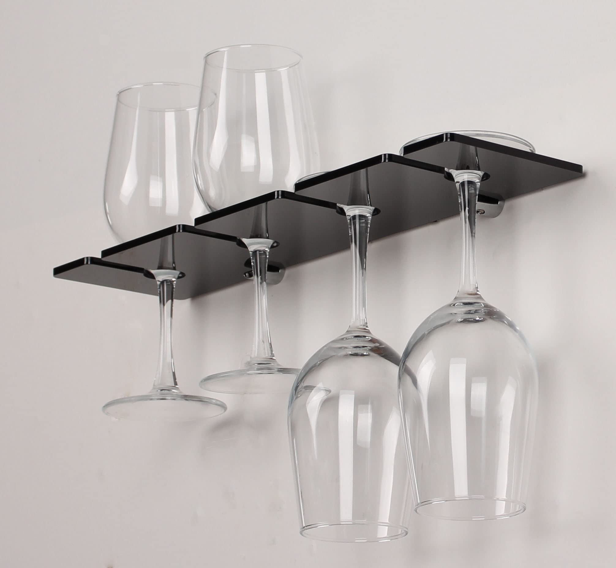 Porte-gobelet à Vin Transparent, Base Lourde, Support Pour Verres à