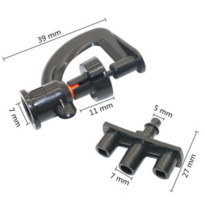 Microaspersor con conector de púas para invernadero, riego de césped de distancia media, para agricultura - Product Image 2