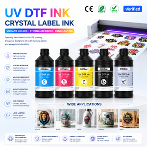 Tinta UV DTF Flexible de TPU 3D Goosam, Tinta Curable por UV para XP600 i1600 i3200 CMYK, Barniz Blanco, Alta Elasticidad, Impresión de Película Suave - Product Image 3