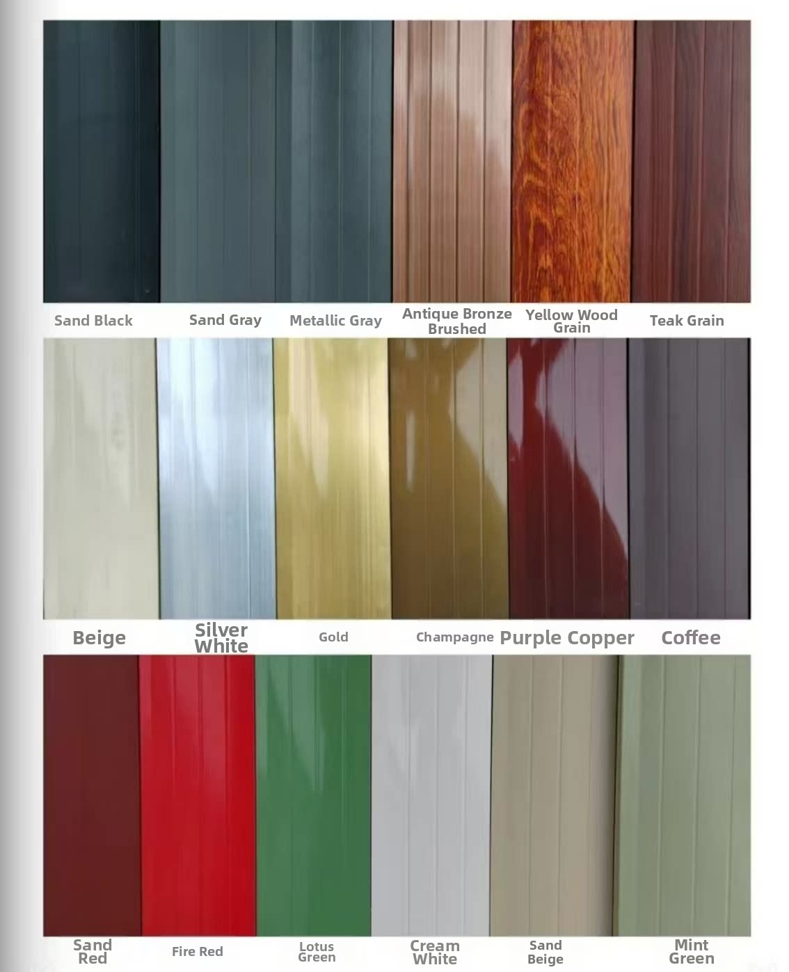 Supports custom colors