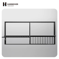 HANNOVER Système de fenêtres de haute qualité pour maison passive, bande d'étanchéité élastique EPDM, grille coulissante de balcon, insonorisation horizontale, économie d'énergie