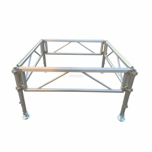 Scène en aluminium professionnelle pour événements, avec pieds réglables, pour mariage, fête, concert, <span class=keywords><strong>DJ</strong></span>, spectacle, exposition, foire, église, <span class=keywords><strong>service</strong></span> religieux - Product Image 5