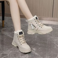 Bottes en fourrure pour femmes en gros, bottes d'hiver chaudes et confortables, bottes à plateforme pour femmes