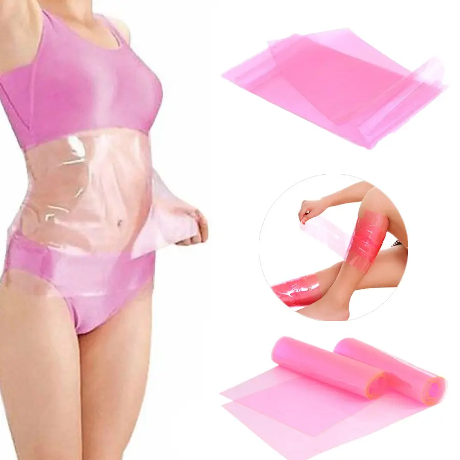 2022 Hot Big Discount PVC Soft Plastic Waist Trainer Belt Sauna Sweat Belly Body Lose Weight Leg Wrap Waist Slimming Wrap