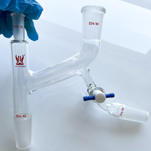 CS Labglass Claisen-Destillationsadapter Dickwandiges Borosilikatglas Labor-Destillationsadapter mit Unterarm - Product Image 5