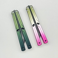 Couteau d'entraînement pliable en aluminium non affûté pour CSGO en extérieur, accessoire de jeu pour débutants, modèle en aluminium